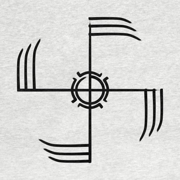 Ginfaxi Icelandic Stave | Viking Symbols by Time Nomads